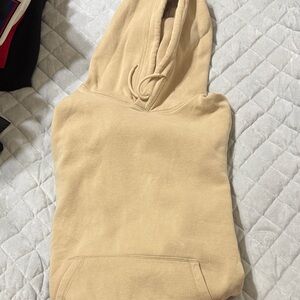 Neutral Tan Pullover Hoodie